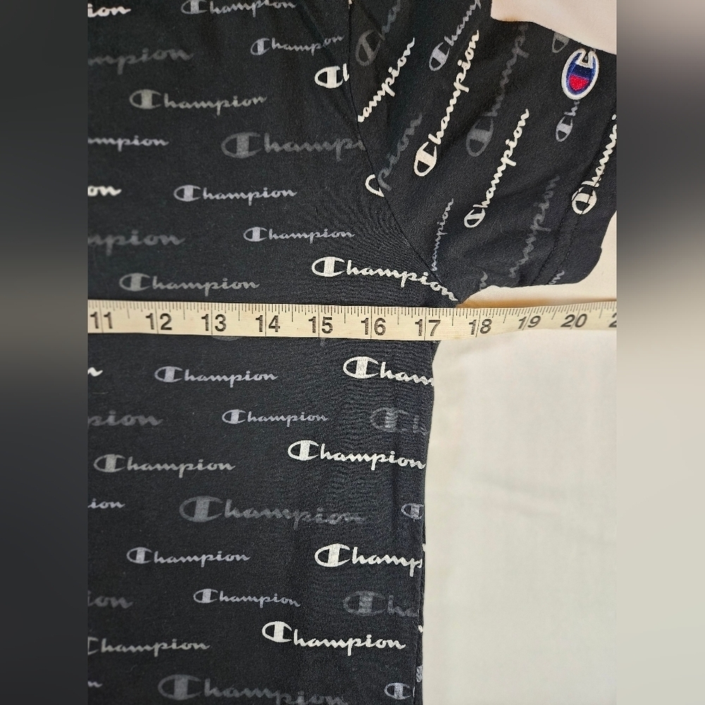 Champion Boys Black White And Gray Champion Insignia Short Sleeve Shirt Size XL - Picture 7 of 9